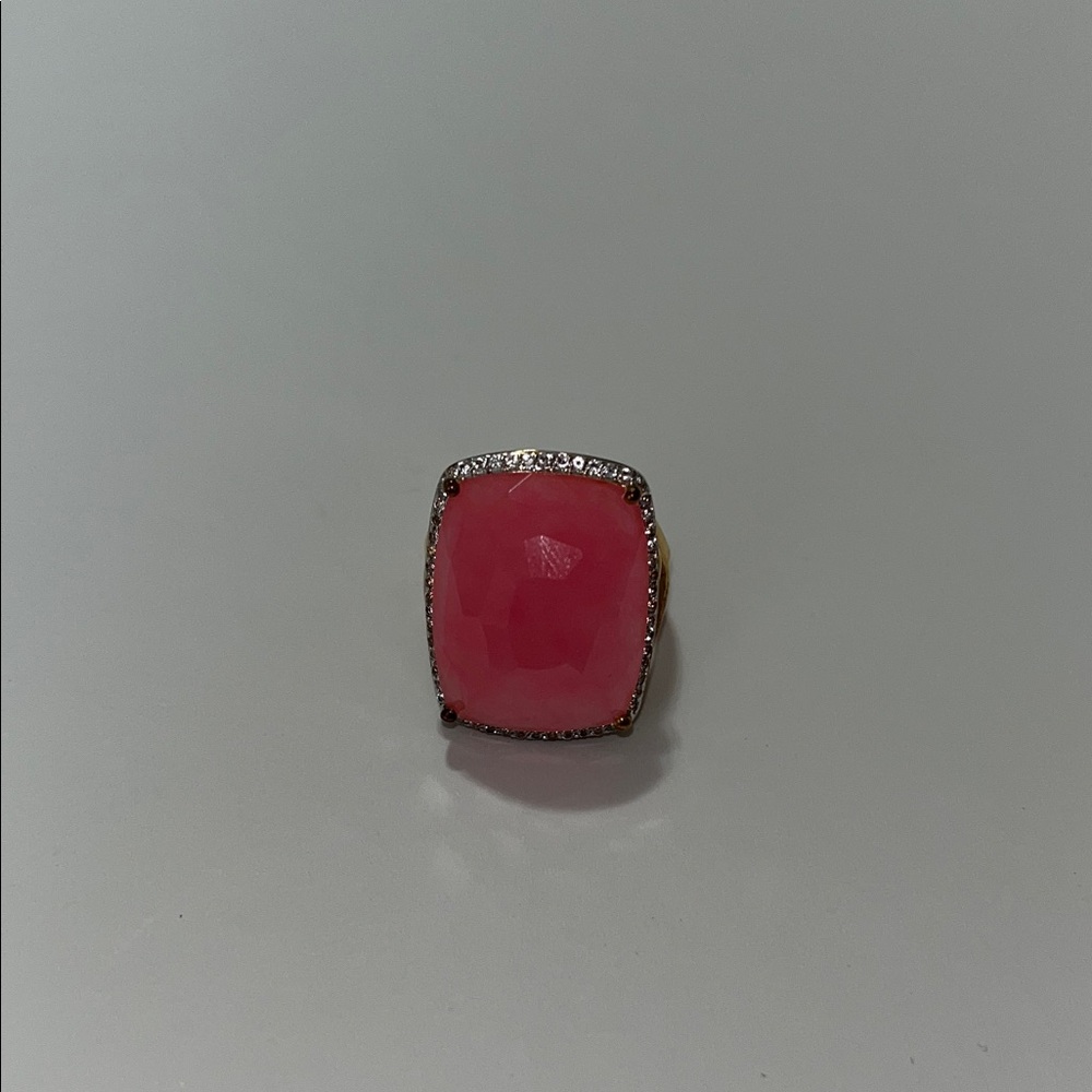 Elegant Pink Gemstone Ring